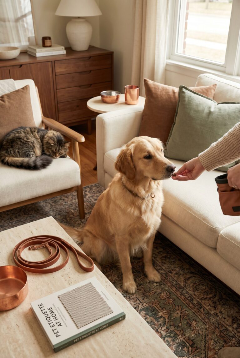 Training & Home Etiquette Essentials for Dogs & Cats